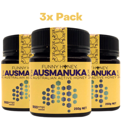 900+ MGO Australian Manuka Honey - 250g | 3 x Value Pack