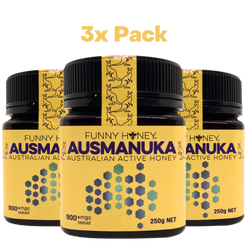 900+ MGO Australian Manuka Honey - 250g | 3 x Value Pack
